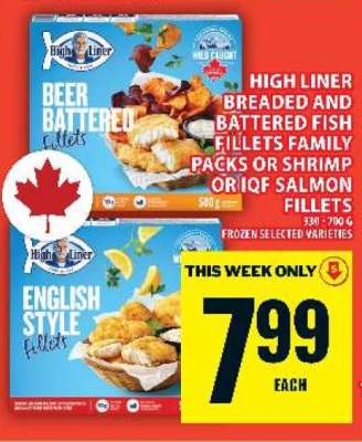 High Liner Breaded and Battered Fish Fillets