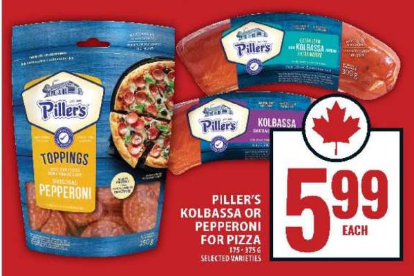Piller's Kolbassa or Pepperoni for Pizza