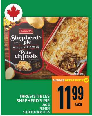 IRRESISTIBLES SHEPHERD'S PIE