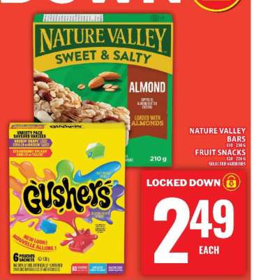 Nature Valley Bars / Fruit Snacks