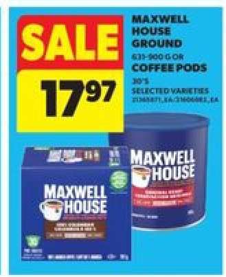 MAXWELL HOUSE GROUND
