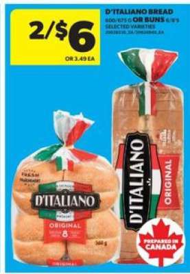 D'Italiano Bread or Buns