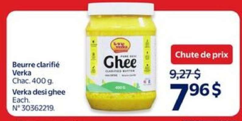 Beurre clarifié Verka