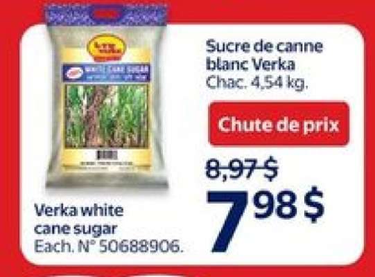 Verka White Cane Sugar