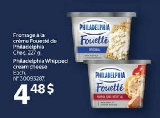 Philadelphia Whipped Cream Cheese