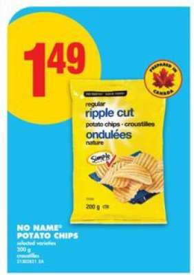 NO NAME POTATO CHIPS