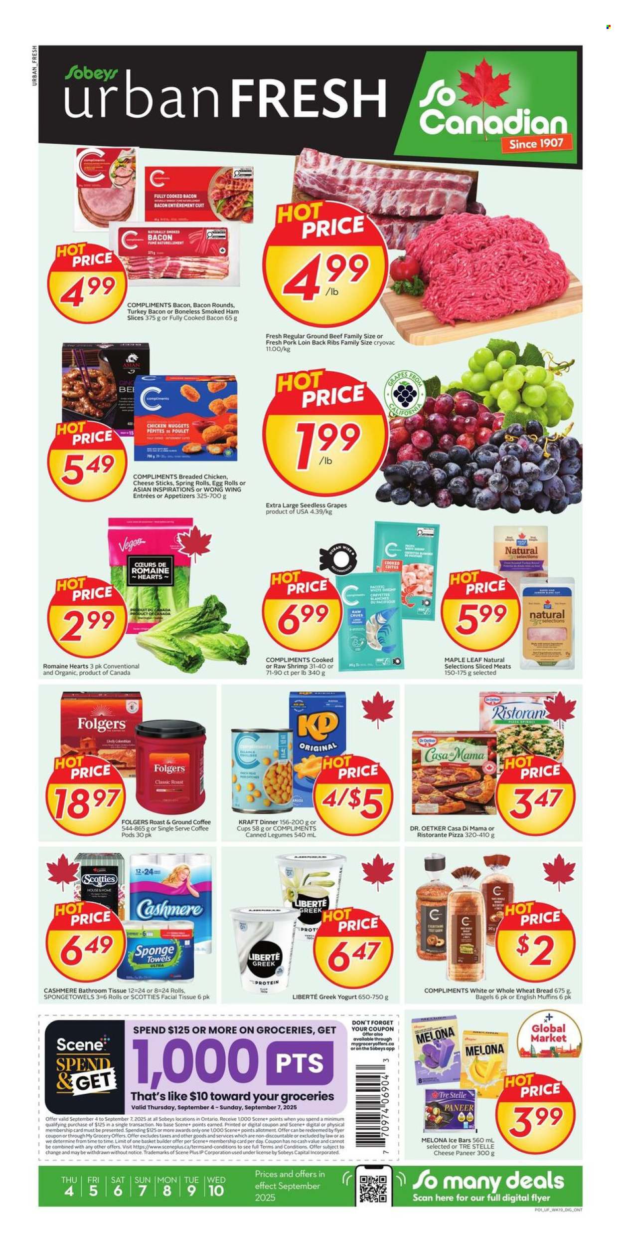 Sobeys Urban Fresh flyer - September 04, 2025 - September 10, 2025. Page 1