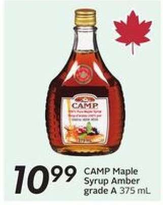 CAMP Maple Syrup Amber grade A