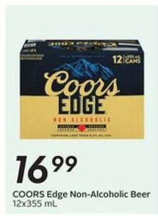 COORS EDGE Non-Alcoholic Beer