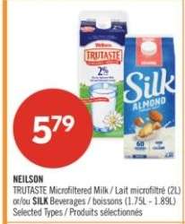 NEILSON TRUTASTE Microfiltered Milk / Silk Beverages