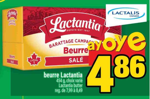 BEURRE LACTANTIA