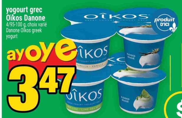 YOGOURT GREC OIKOS DANONE