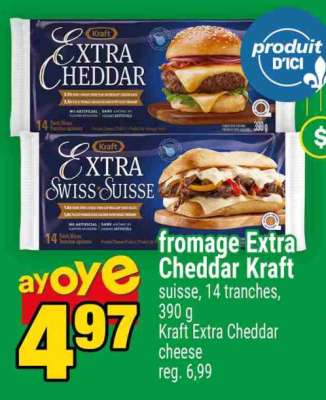 FROMAGE EXTRA CHEDDAR KRAFT