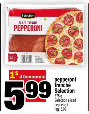 PEPPERONI TRANCHÉ SÉLECTION
