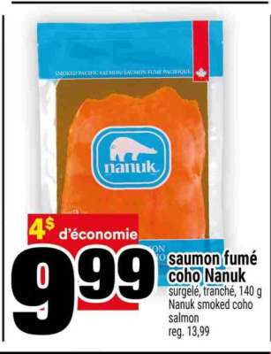SAUMON FUMÉ COHO NANUK