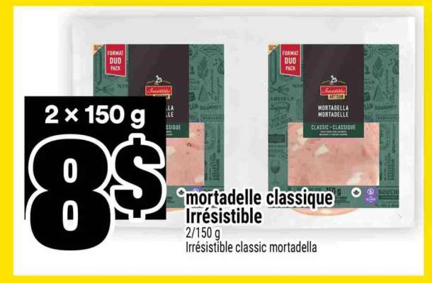 MORTADELLE CLASSIQUE IRRÉSISTIBLE