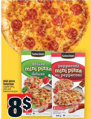 mini pizza Selection