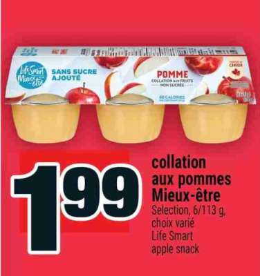 COLLATION AUX POMMES MIEUX-ÊTRE