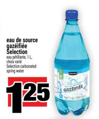 EAU DE SOURCE GAZÉIFIÉE SELECTION