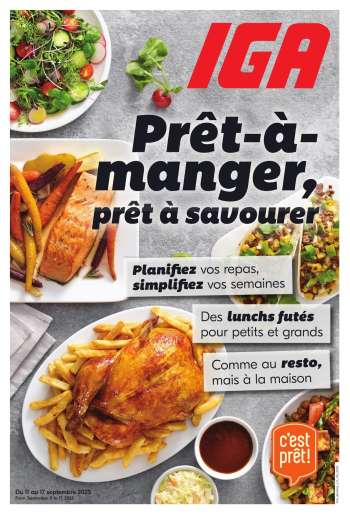 IGA Flyer - September 11, 2025 - September 17, 2025.