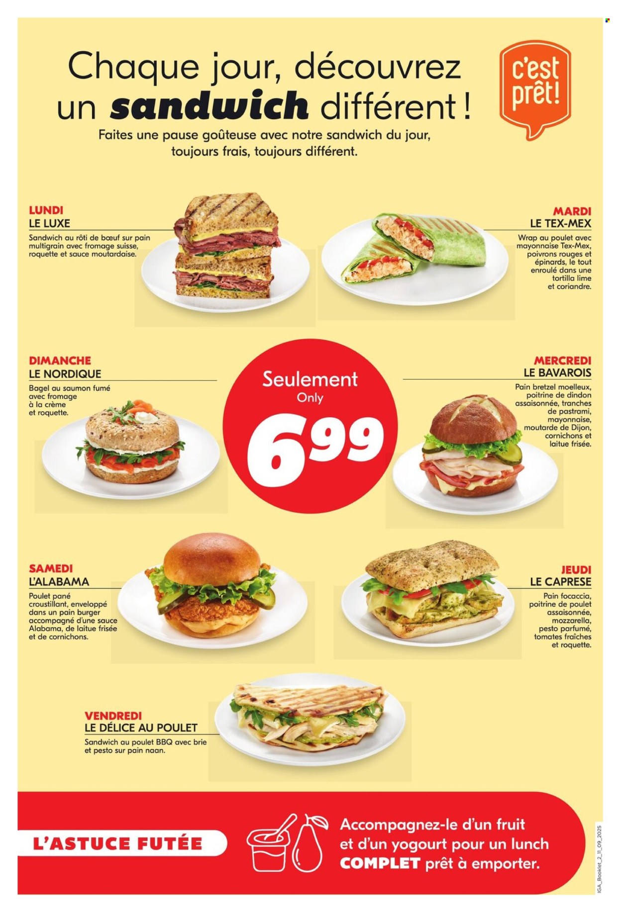 IGA flyer - September 11, 2025 - September 17, 2025. Page 2