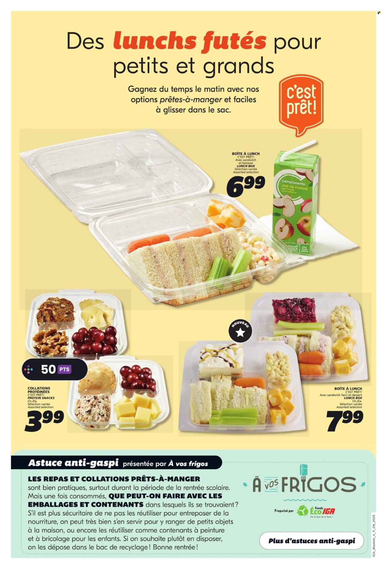 IGA flyer - September 11, 2025 - September 17, 2025. Page 4
