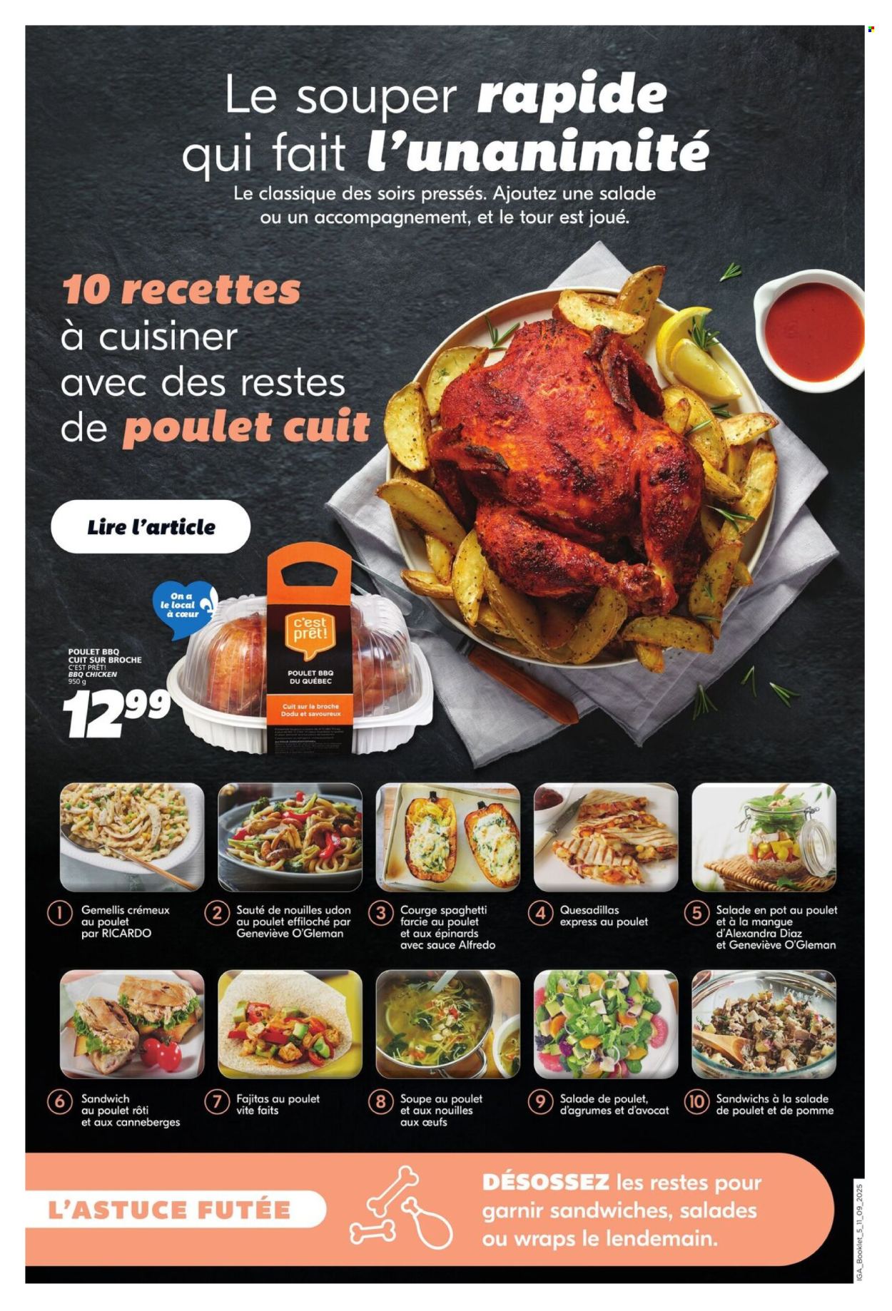 IGA flyer - September 11, 2025 - September 17, 2025. Page 5