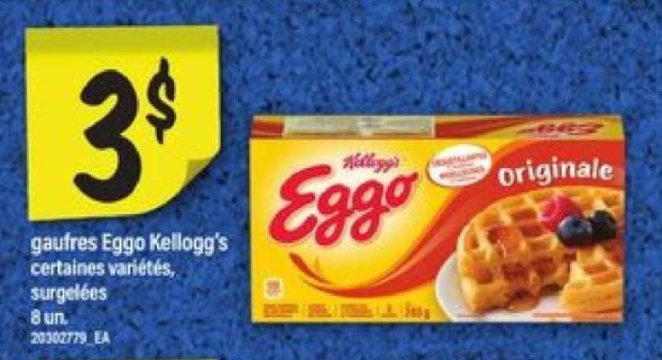 gaufres Eggo Kellogg's
