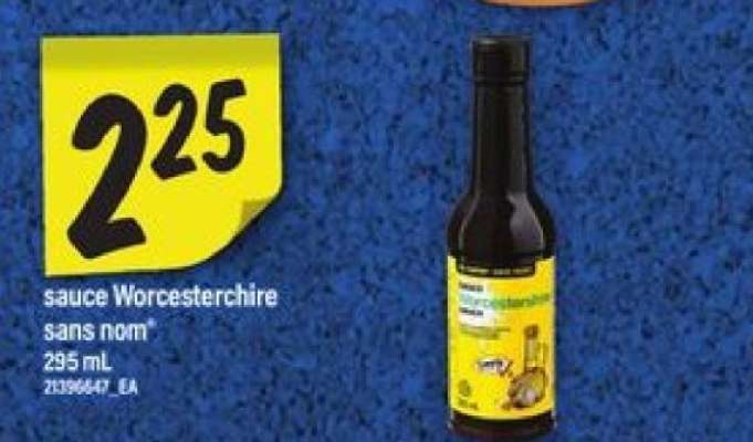sauce Worcestershire sans nom