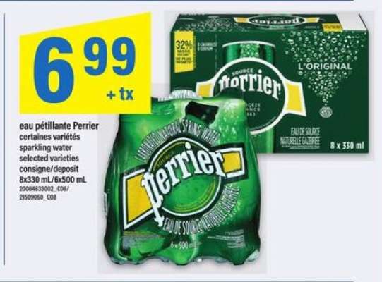 Perrier Sparkling Water
