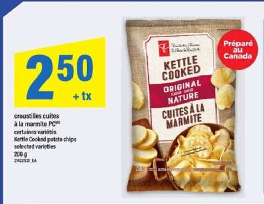 Kettle Cooked Potato Chips