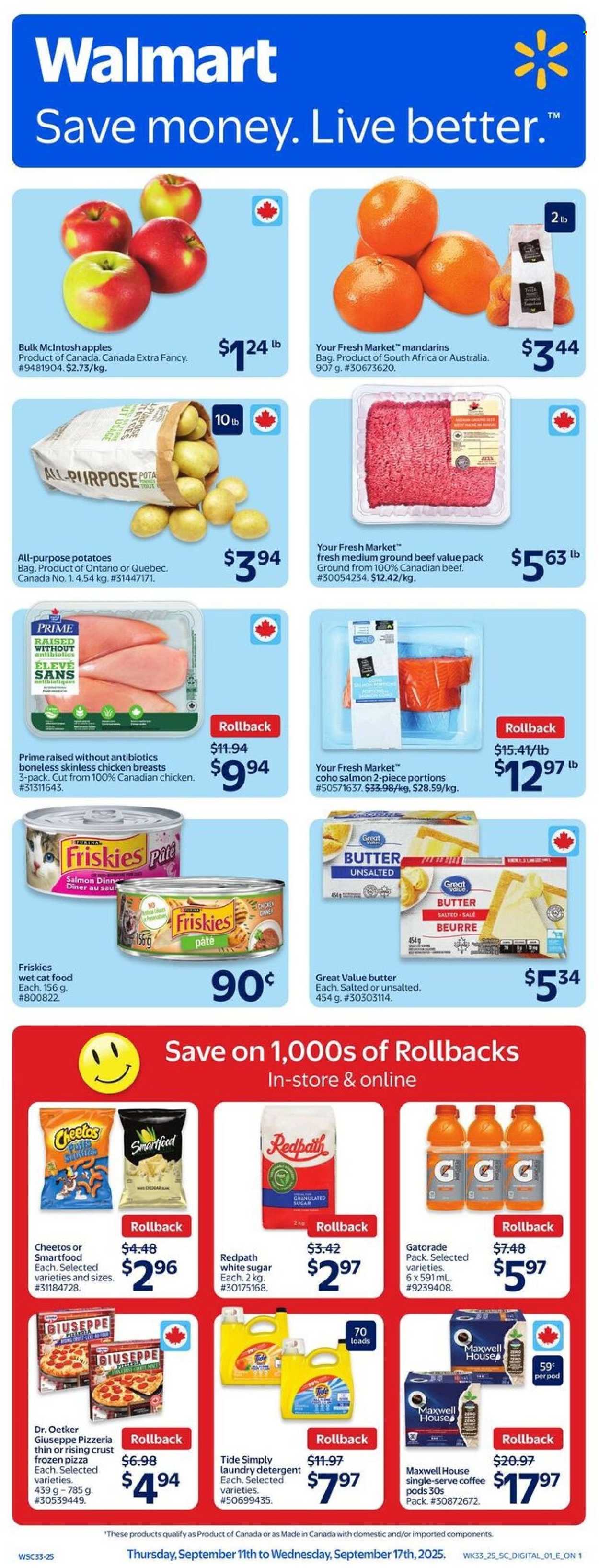 Walmart flyer - September 11, 2025 - September 17, 2025. Page 1