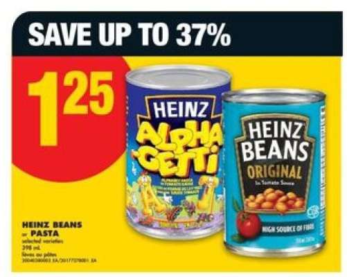 Heinz Beans or Pasta