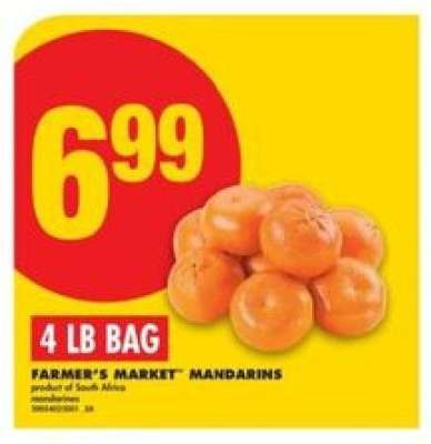 FARMER'S MARKET MANDARINS
