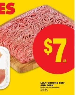 LEAN GROUND BEEF AND PORK