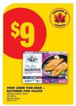 HIGH LINER PAN-SEAR BATTERED FISH FILLETS