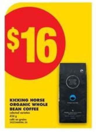 Kicking Horse Organic Whole Bean Coffee