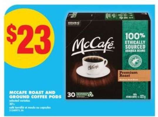 MCCAFE ROAST AND GROUND COFFEE PODS