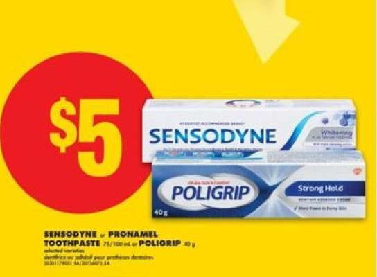 Sensodyne or Pronamel Toothpaste