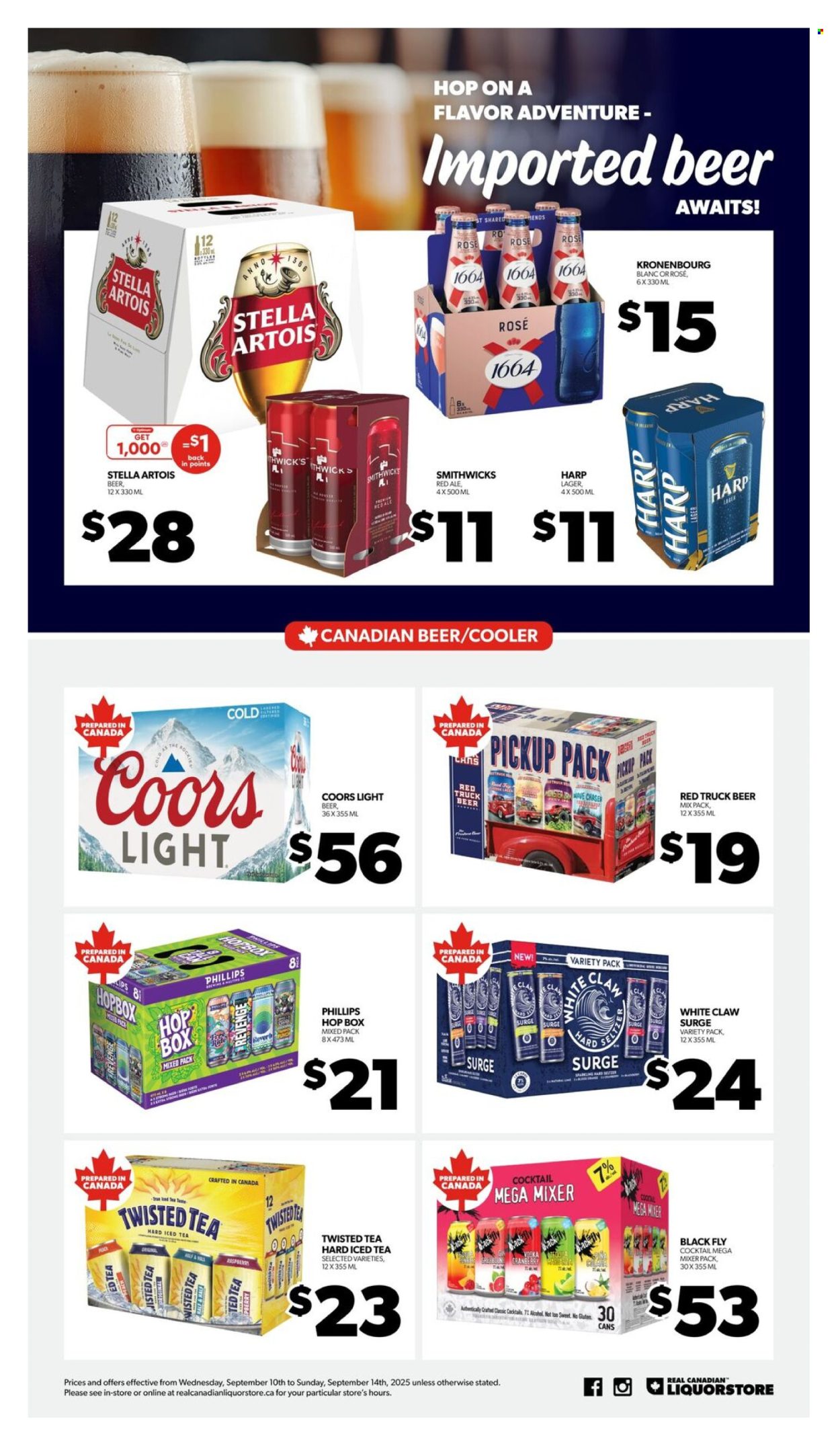 Real Canadian Liquorstore flyer - September 10, 2025 - September 14, 2025. Page 4