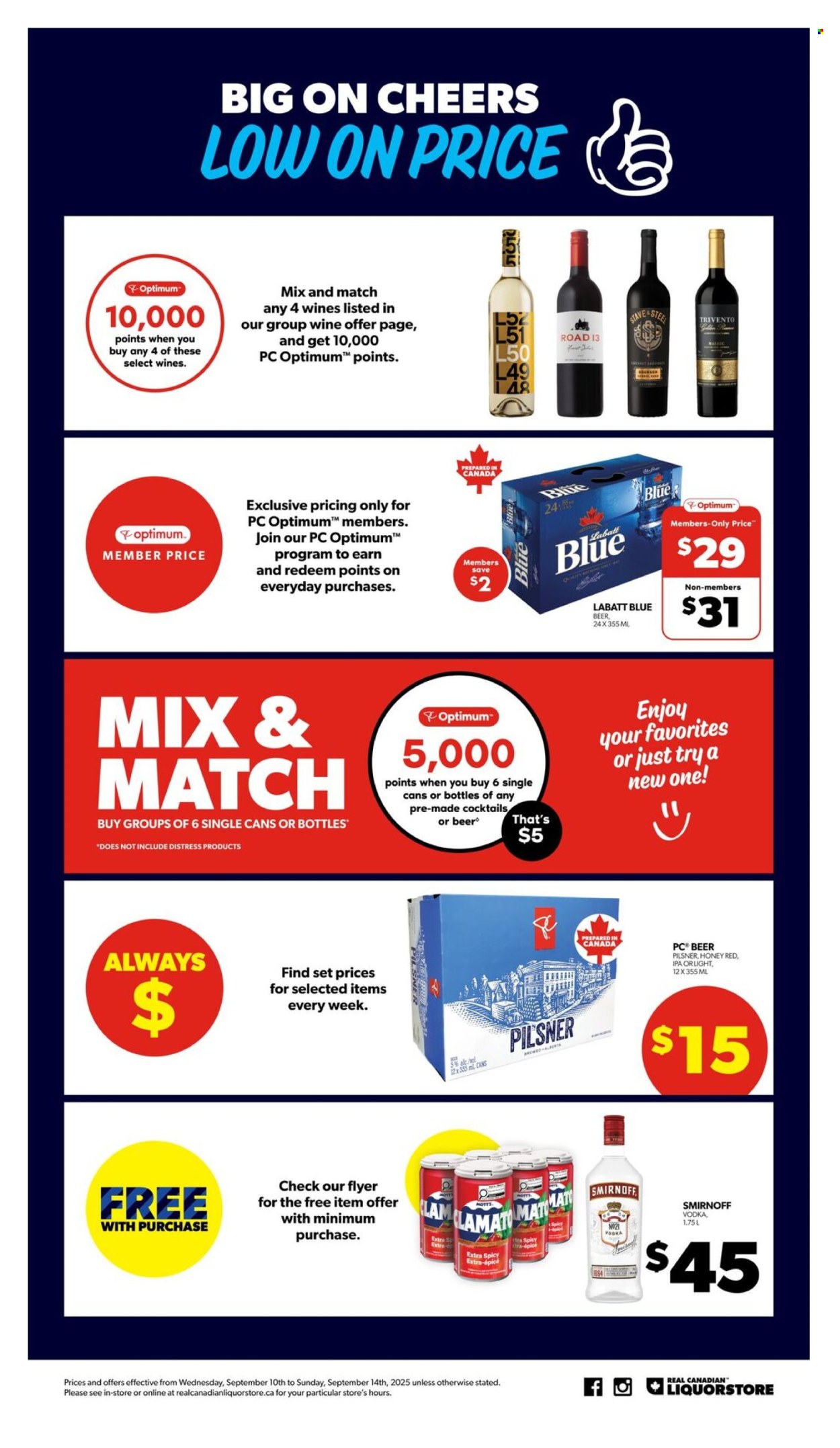 Real Canadian Liquorstore flyer - September 10, 2025 - September 14, 2025. Page 9