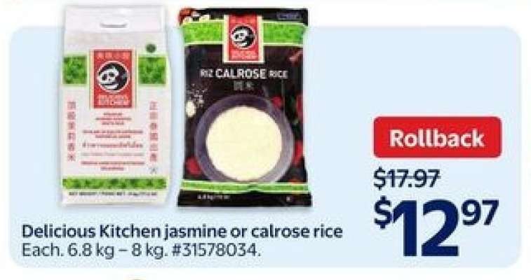 Delicious Kitchen jasmine or calrose rice