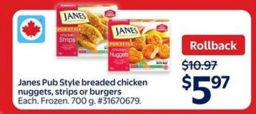 JANES PUB STYLE BREADED CHICKEN