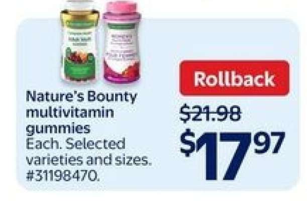 Nature's Bounty multivitamin gummies