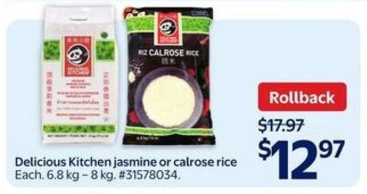 Delicious Kitchen jasmine or calrose rice
