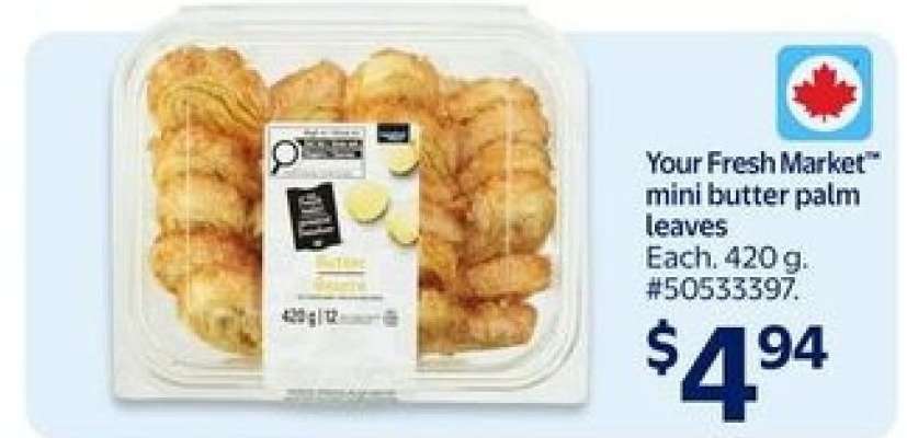 Your Fresh Market™ mini butter palm leaves