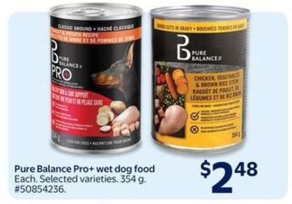 Pure Balance Pro+ wet dog food