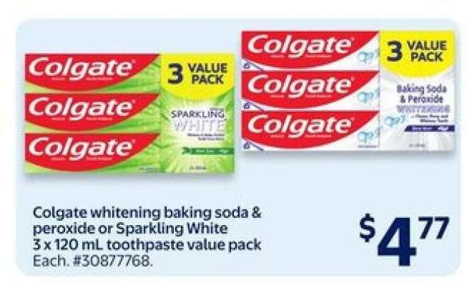 Colgate Whitening Toothpaste Value Pack