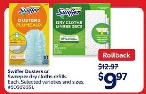 Swiffer Dusters or Sweeper dry cloths refills