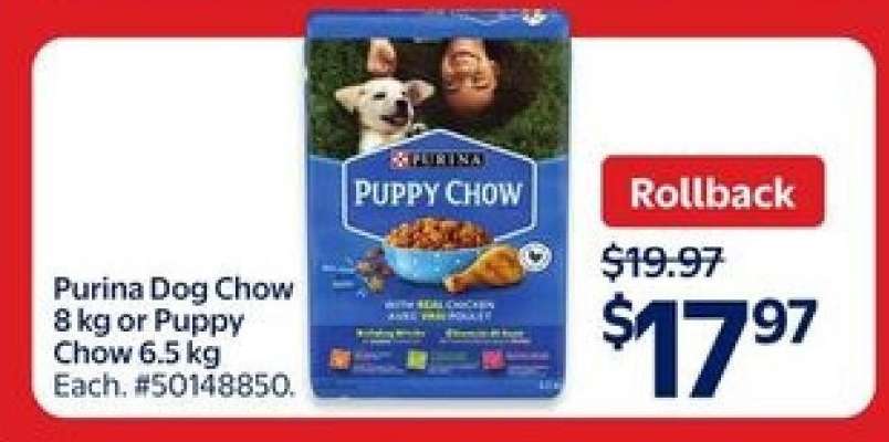 Purina Dog Chow 8 kg or Puppy chow 6.5 kg